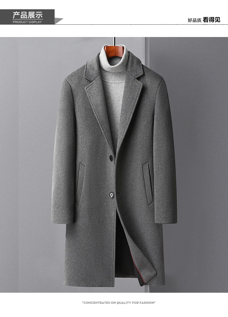 "Lana Lunga" – Woolen Trench Coat By Enzo Bellari®