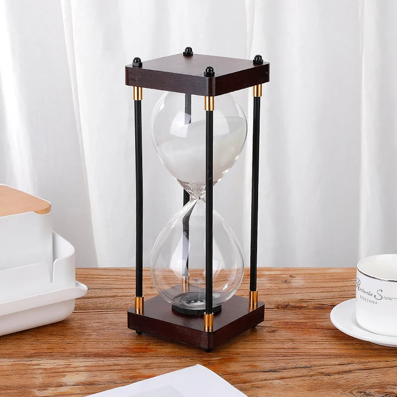 "Fior di Vento" – Vintage Wooden Hourglass Timer By Enzo Bellari®