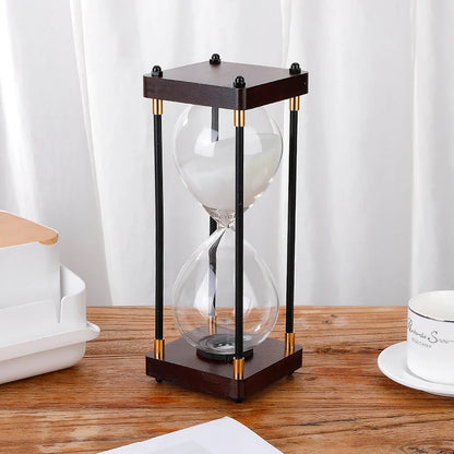 "Fior di Vento" – Vintage Wooden Hourglass Timer By Enzo Bellari®