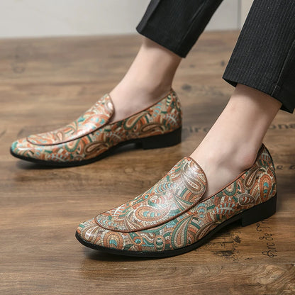 "Stampa Nobile" – Printed Leather Loafers By Enzo Bellari®