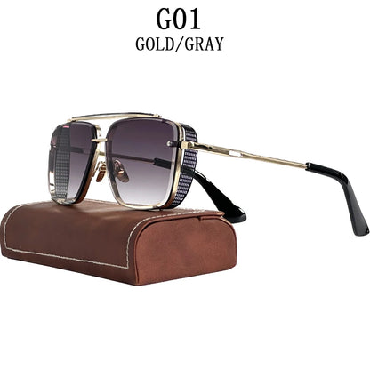 "Luce di Mare" – Steampunk Square Sunglasses By Enzo Bellari®