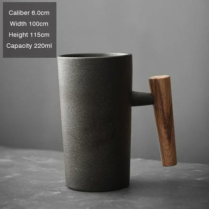 "Fiori d’Autunno" – Handmade Stoneware Coffee Cup By Enzo Bellari®