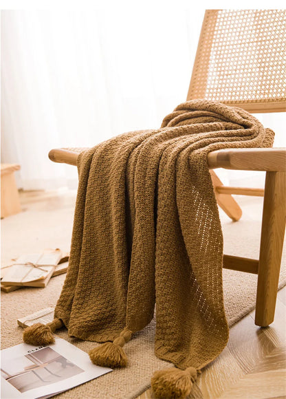 "Vento Lieve" – Chunky Knit Throw Blanket By Enzo Bellari®