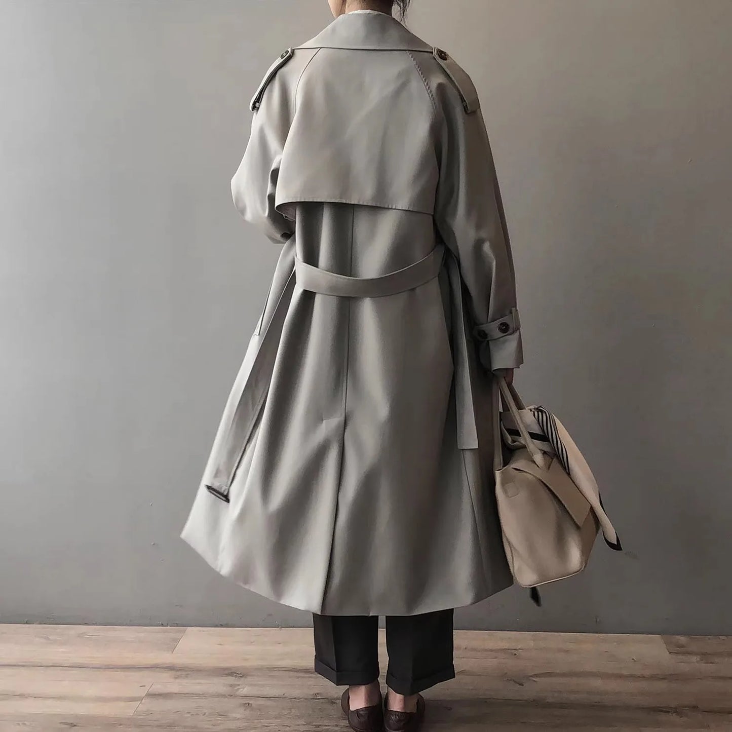 "Aria Serenata" – Double-Breasted Trench Coat By Enzo Bellari®