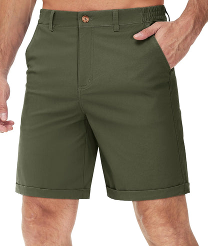 "Bermuda Naturale" – Cotton Cargo Shorts By Enzo Bellari®