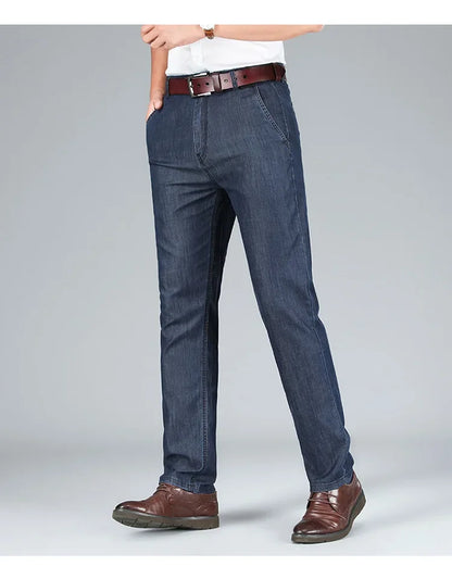 "Denim Estivo" – High-Waist Denim Trousers By Enzo Bellari®