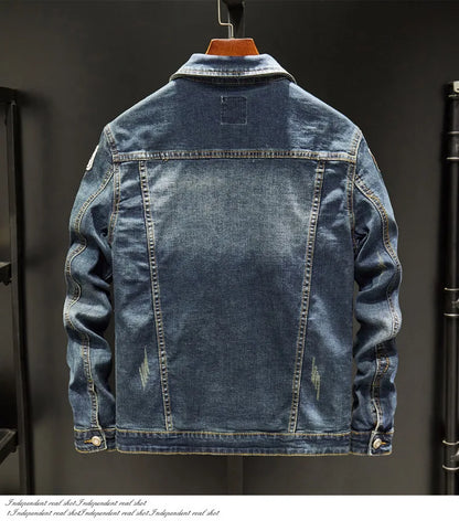 "Fior di Vento" – Zipper Denim Jacket By Enzo Bellari®