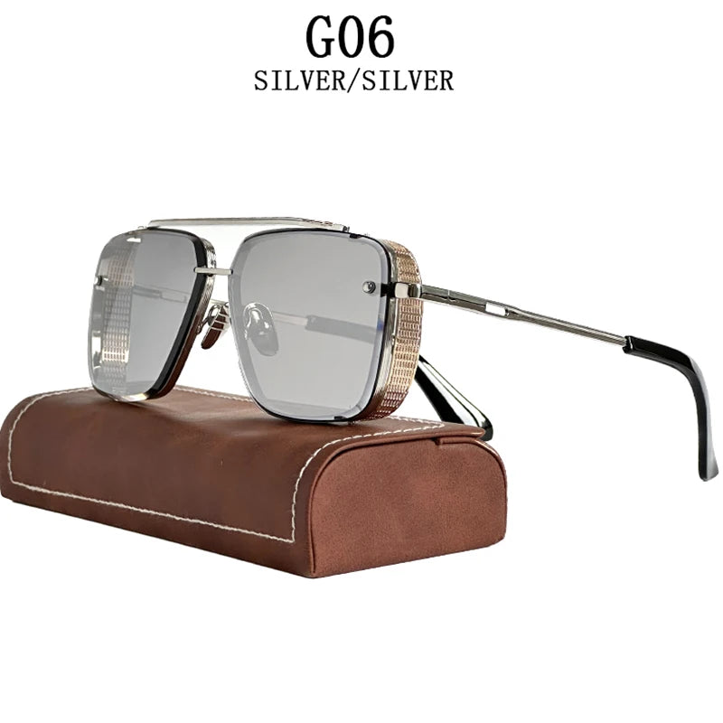 "Luce di Mare" – Steampunk Square Sunglasses By Enzo Bellari®