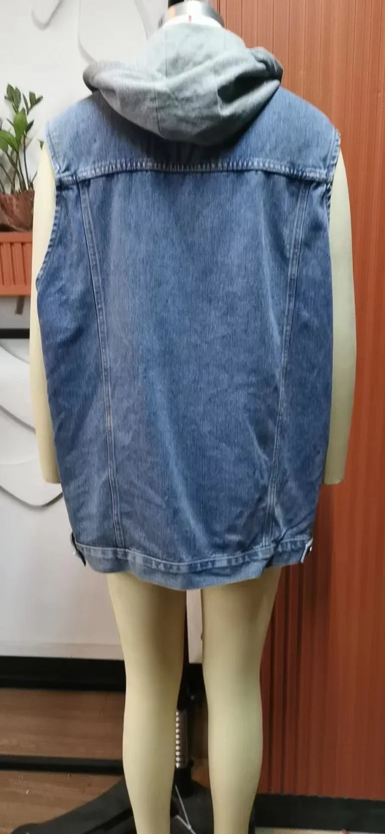 "Trama Retrò" – Denim Vest Jacket By Enzo Bellari®