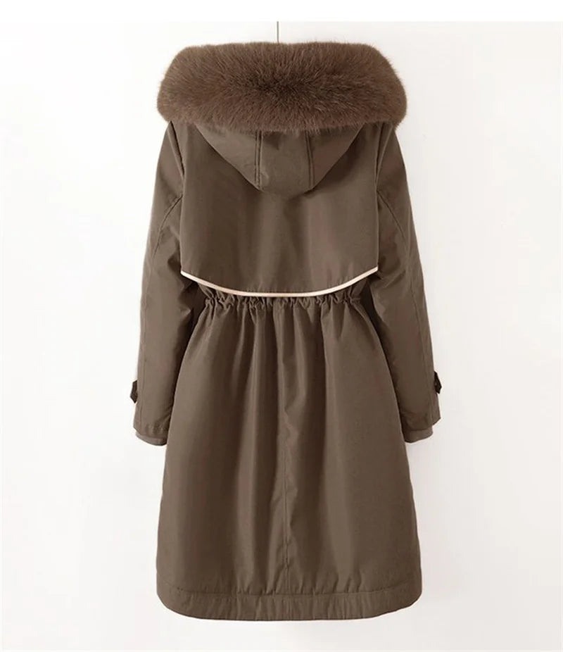"Neve Elegante" – Fur Hooded Parka By Enzo Bellari®