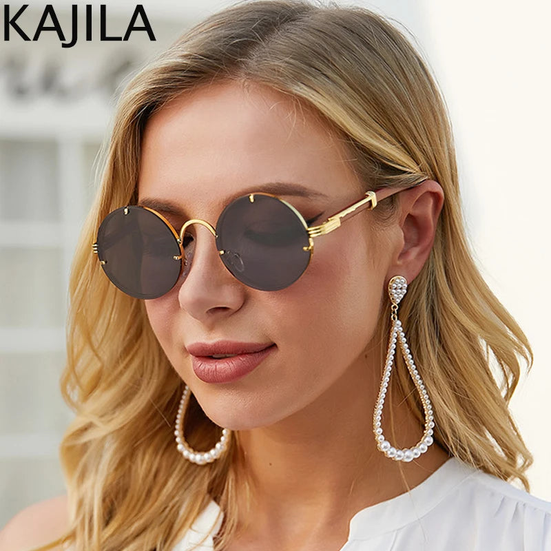 "Il Vapore" – Rimless Steampunk Sunglasses By Enzo Bellari®