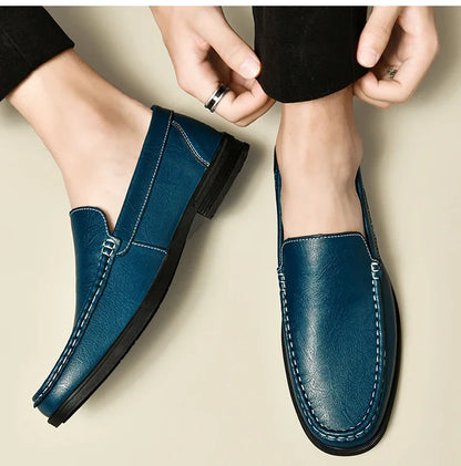 "Scivolo Vero" – Leather Slip-on Loafers By Enzo Bellari®