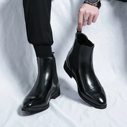 "Punta Stretta" – Pointed Chelsea Boots By Enzo Bellari®