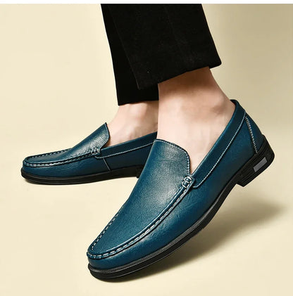 "Scivolo Vero" – Leather Slip-on Loafers By Enzo Bellari®