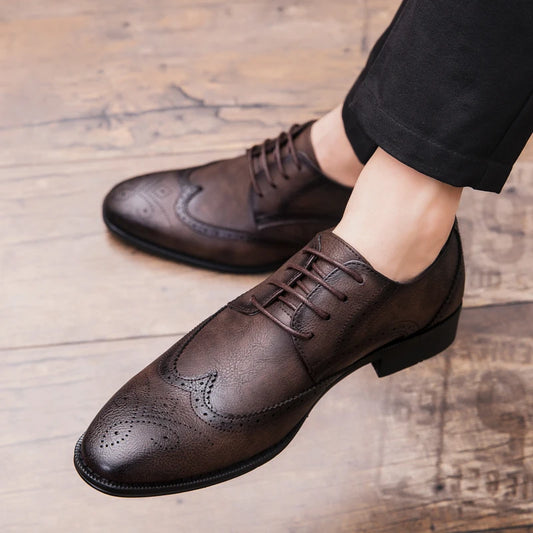 "Il Intagliato" – Brogue Leather Shoes By Enzo Bellari®