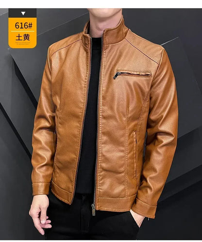 "Luce di Mare" – Slim Fit Motorcycle Leather Jacket By Enzo Bellari®