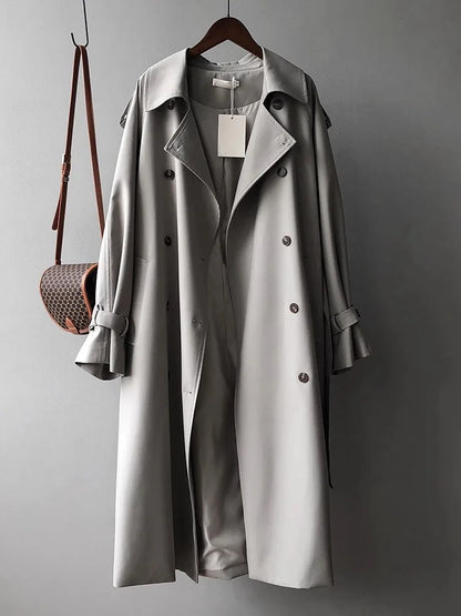 "Aria Serenata" – Double-Breasted Trench Coat By Enzo Bellari®