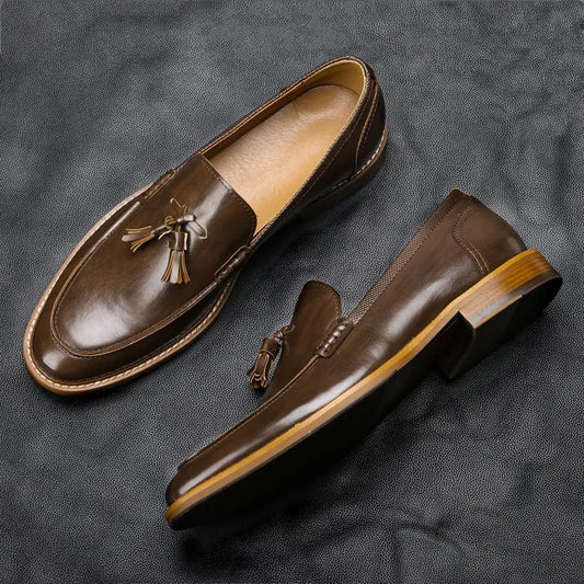 "Oro di Mare" – American Style Leather Loafers  By Enzo Bellari®