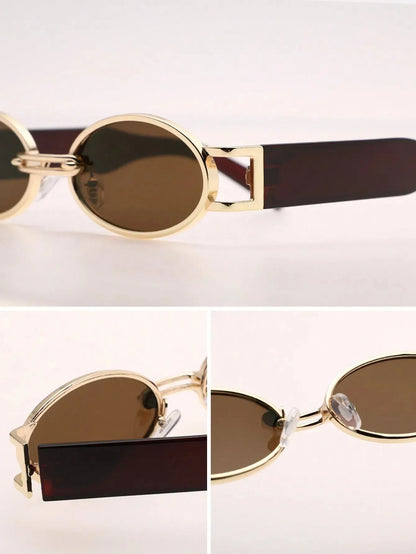 "Ovale Punk" – Vintage Oval Sunglasses By Enzo Bellari®