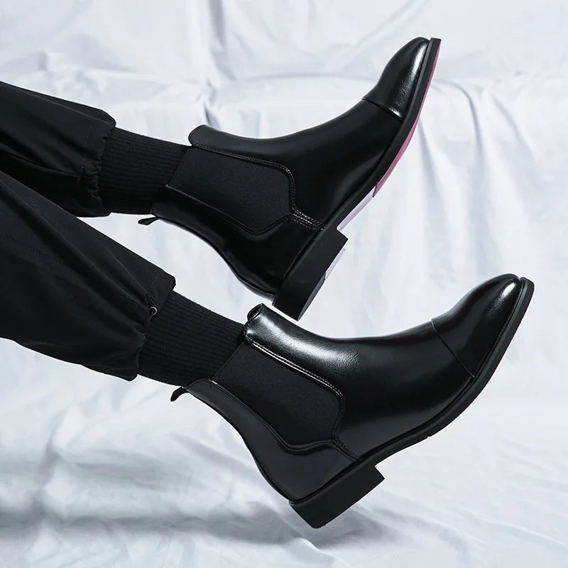 "Punta Stretta" – Pointed Chelsea Boots By Enzo Bellari®