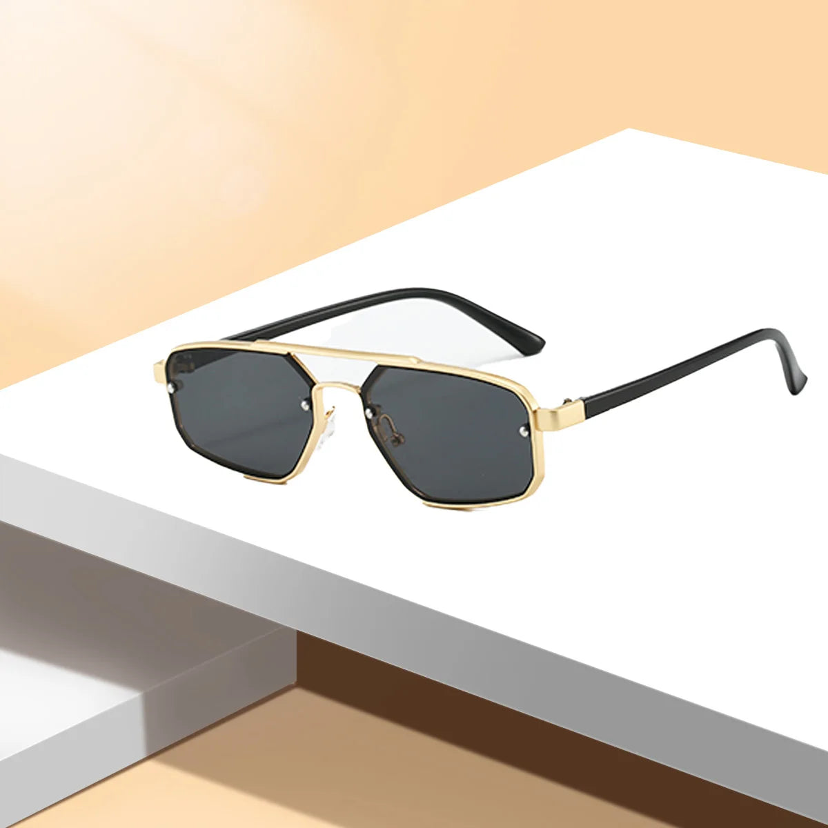 "Vista Retrò" – Vintage Rectangle Sunglasses By Enzo Bellari®