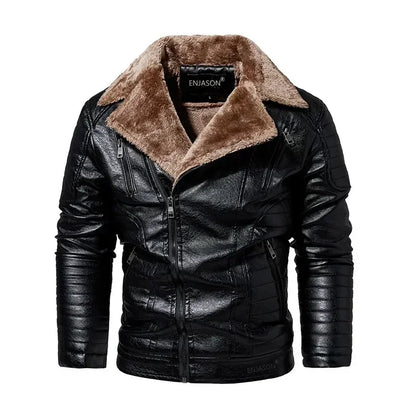 "Collare Regale" – Fur Leather Jacket By Enzo Bellari®