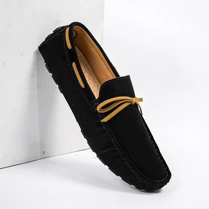 "Passo Morbido" – Suede Penny Loafers By Enzo Bellari®