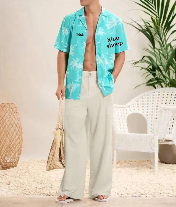 "Tessuto Libero" – Loose Linen Pants By Enzo Bellari®