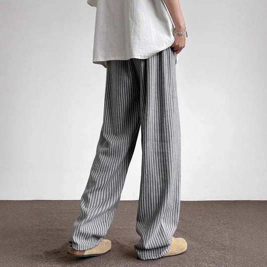 "Il Rilassato" – Striped Casual Pants By Enzo Bellari®