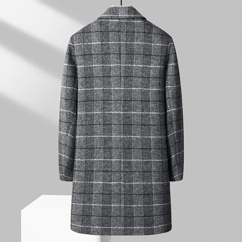 "Taglio Lungo" – Mid-Length Woolen Coat By Enzo Bellari®