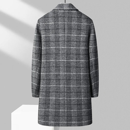 "Taglio Lungo" – Mid-Length Woolen Coat By Enzo Bellari®