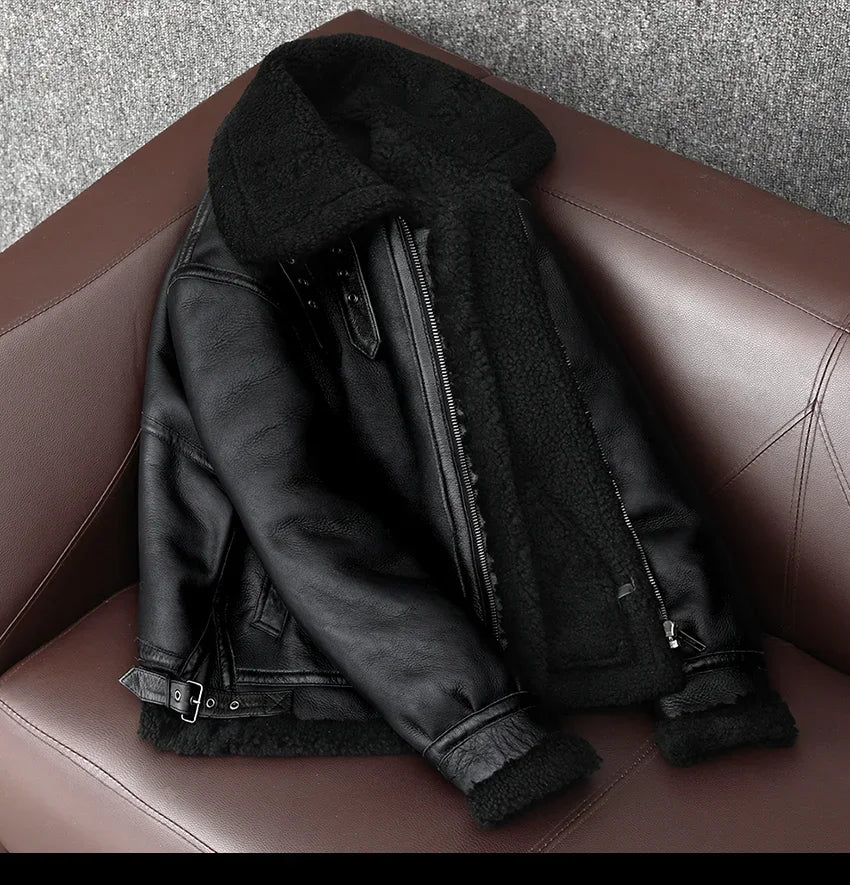 "Pelle di Cervo" – Sheepskin Fur Jacket By Enzo Bellari®