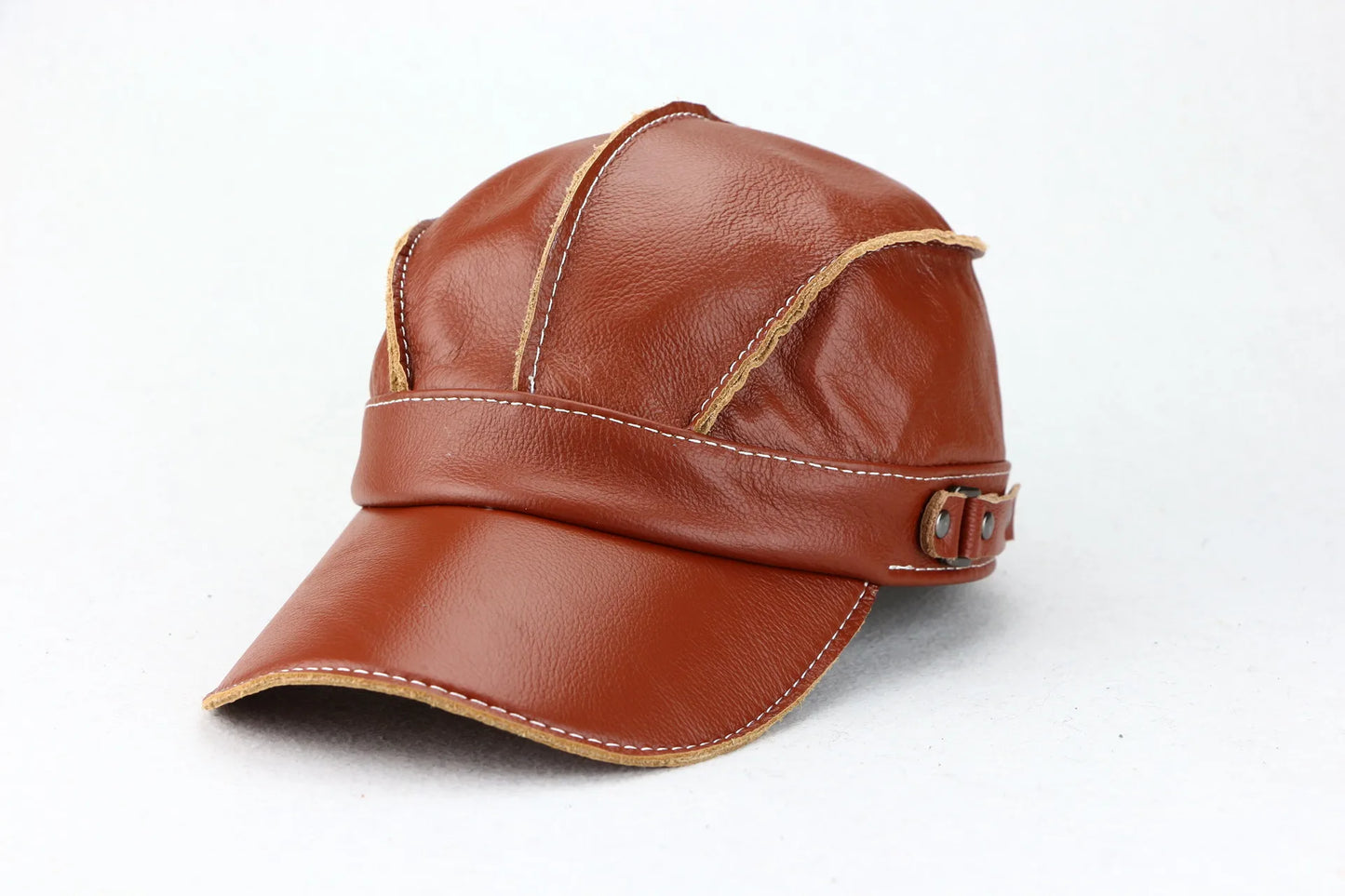 "Berretto Regolabile" – Cowhide Baseball Cap By Enzo Bellari®