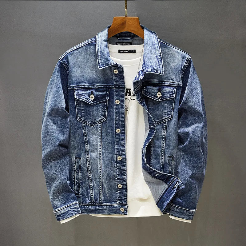 "Fior di Vento" – Zipper Denim Jacket By Enzo Bellari®