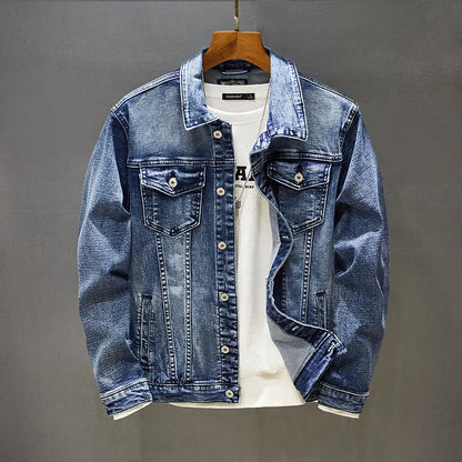"Fior di Vento" – Zipper Denim Jacket By Enzo Bellari®