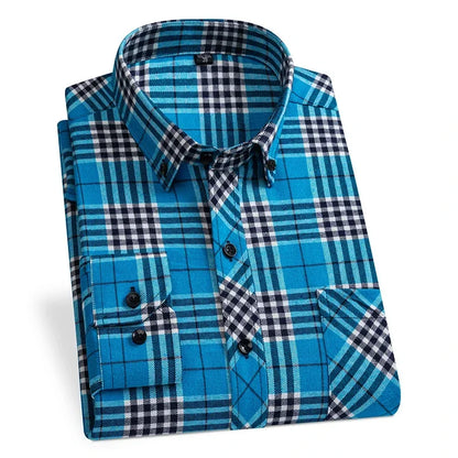 "Quadro Morbido" – Flannel Plaid Shirt By Enzo Bellari®