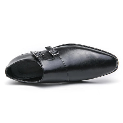 "Fior di Vento" – Classic Monk Leather ShoesBy Enzo Bellari®