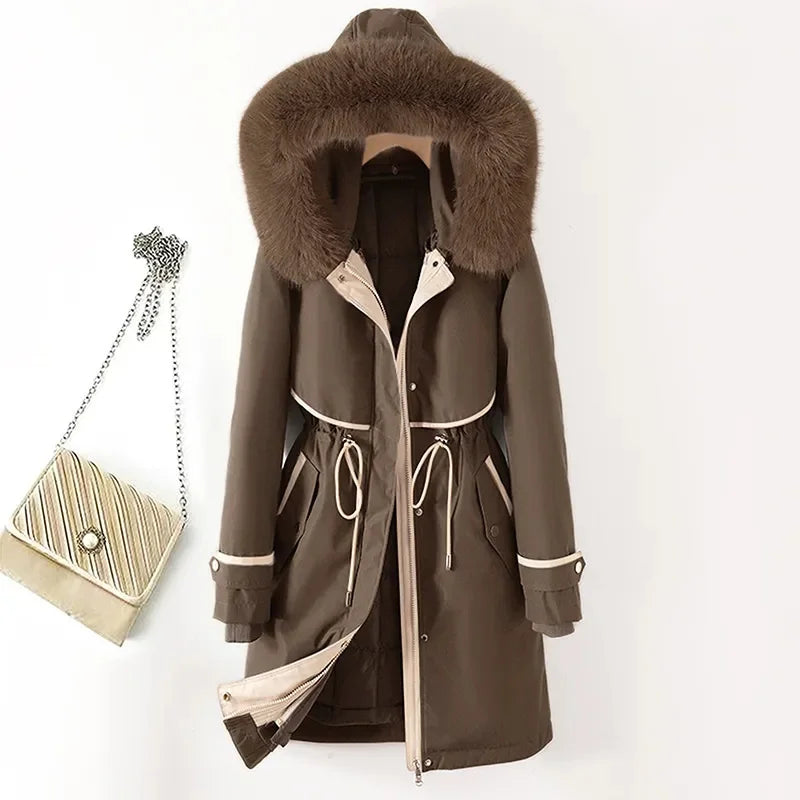 "Neve Elegante" – Fur Hooded Parka By Enzo Bellari®