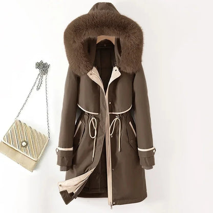 "Neve Elegante" – Fur Hooded Parka By Enzo Bellari®
