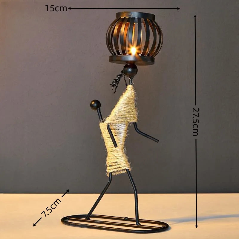 "Luna Dorata" – Nordic Metal Candle Holder By Enzo Bellari®