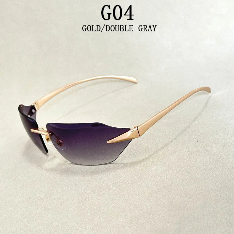 "Sole di Capri" – Rimless Vintage Sunglasses By Enzo Bellari®