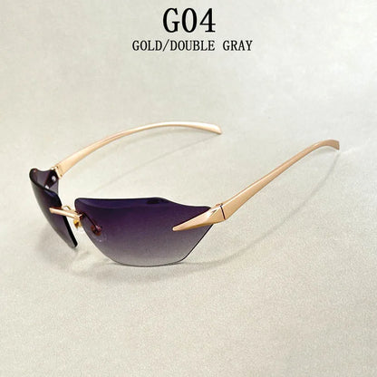 "Sole di Capri" – Rimless Vintage Sunglasses By Enzo Bellari®