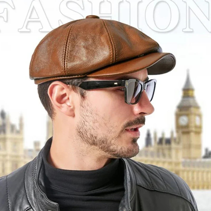 "Berretto Retrò" – Brown Beret Hat By Enzo Bellari®