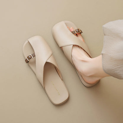 "Luce di Mare" – Korean Style Casual Mules By Enzo Bellari®