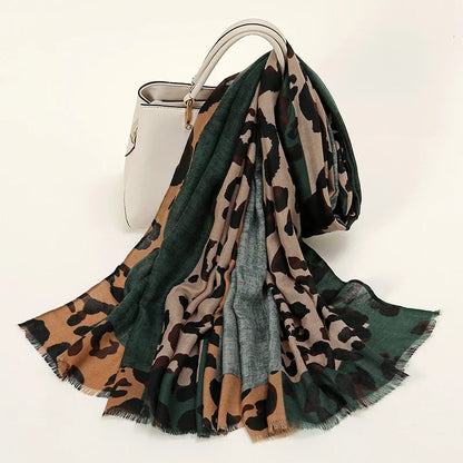 "Macchia Selvaggia" – Leopard Print Scarf By Enzo Bellari®