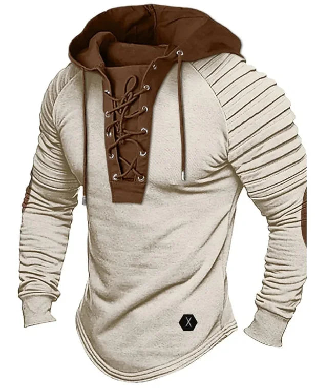 "Oro Urbano" – Hoodie with Gold Belt By Enzo Bellari®