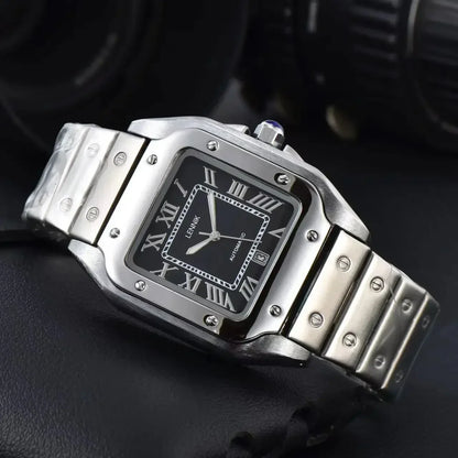 "Oro di Mare" – Stainless Steel Square Watch By Enzo Bellari®