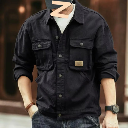 "Strada Americana" – Retro Denim Jacket By Enzo Bellari®