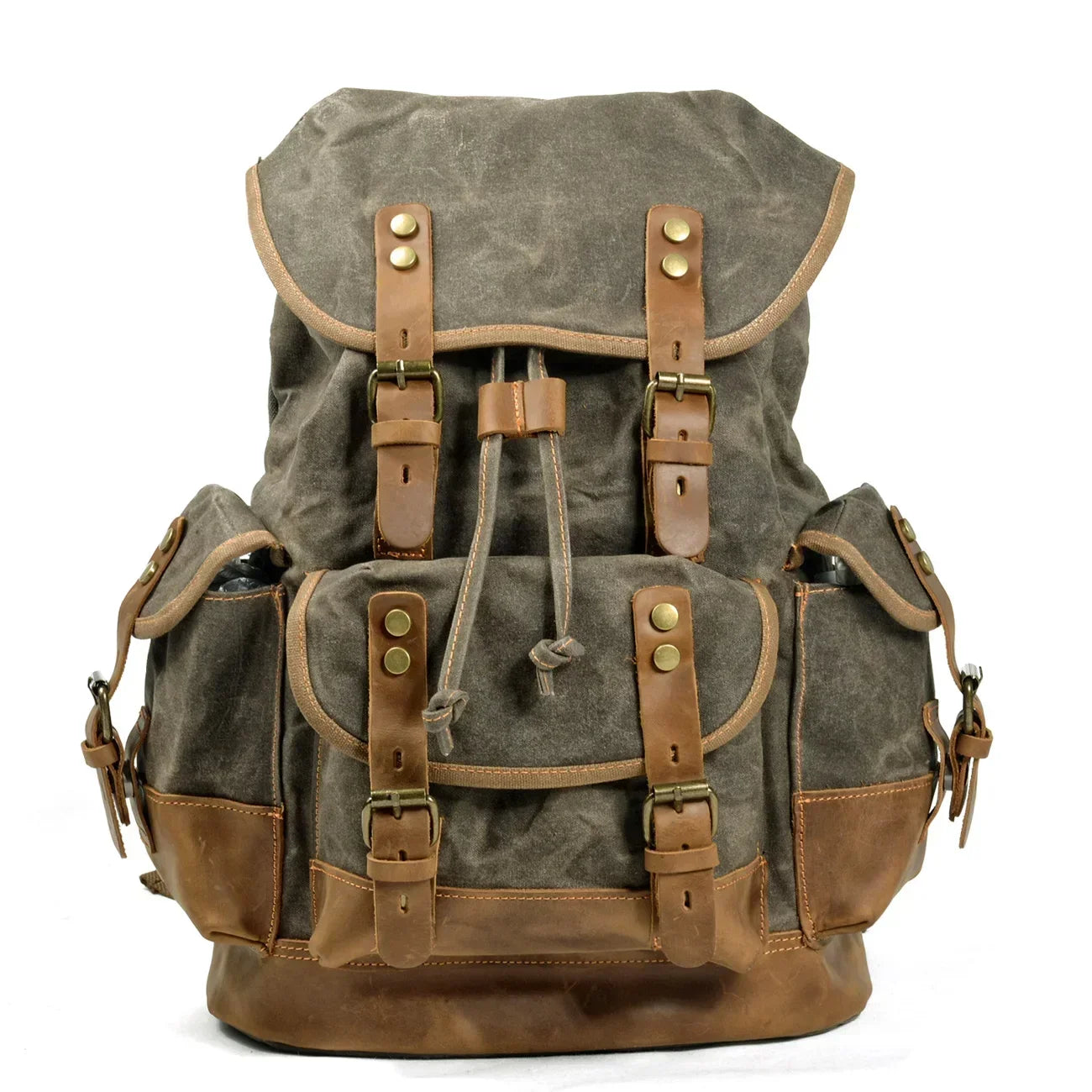 "Fior di Vento" – Waterproof Waxed Canvas Backpack By Enzo Bellari®
