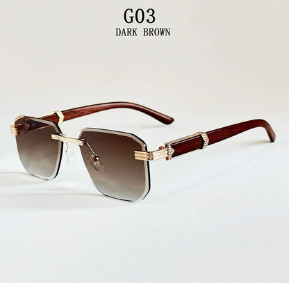 "Occhio Legnoso" – Wooden Square Sunglasses By Enzo Bellari®